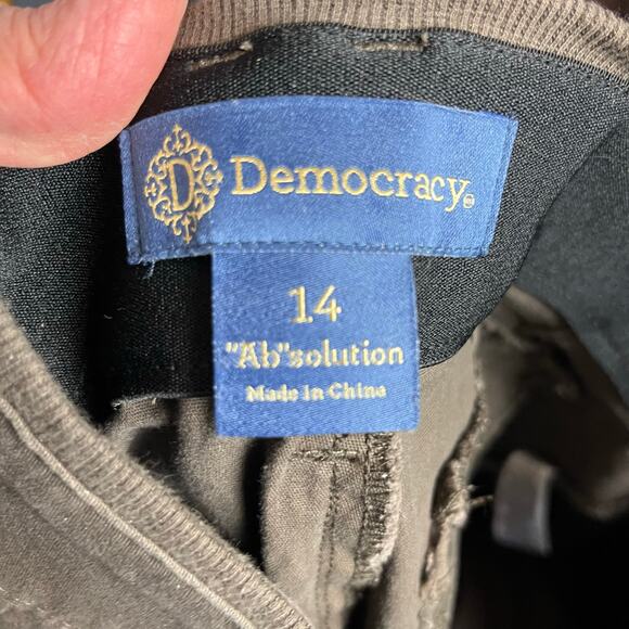 Democracy Ab Solutions Brown Cargo Pants 14 Utility Gorpcore Cabin Core Workwear - Picture 7 of 7